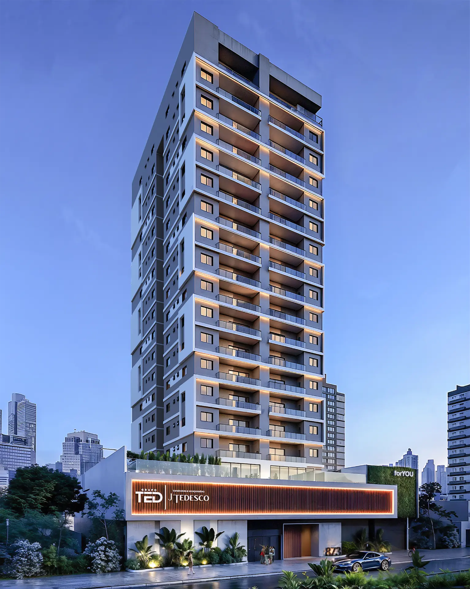 Imagem da galeria do projeto Empreendimento For You - Fachada e Lazer